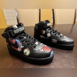 Supreme Black High-Top Sneakers